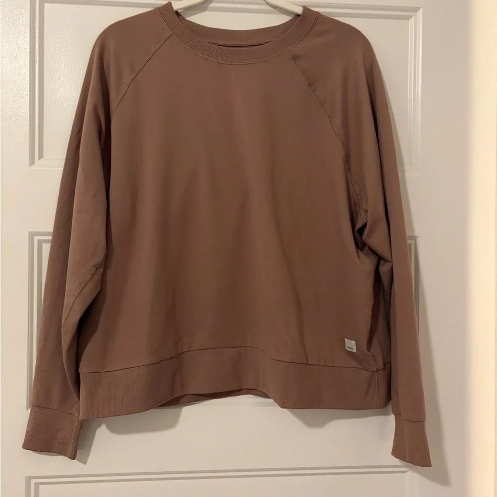 Vuori Halo Crew Goldenrod Heather Sweatshirt Women’s Large - Picture 9 of 11